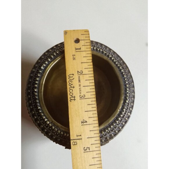 Antique African Omani Bronze Anklet Ashtray Decorative Dish - Picture 11 of 11